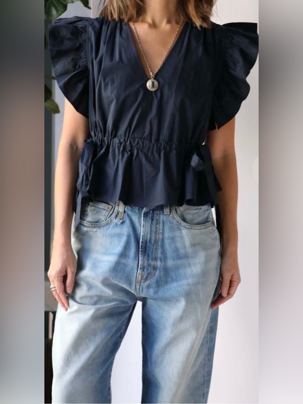 Ulla Johnson Ilya top - navy